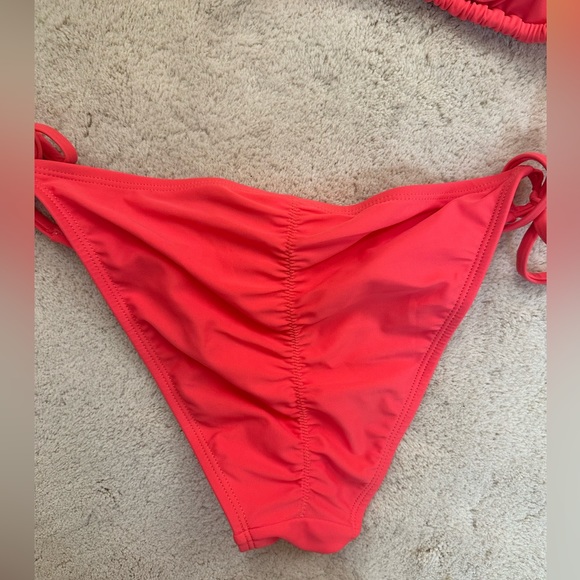 Sugar Coast pink Pineapple bikini ruched back - small - NWOT - Picture 6 of 6